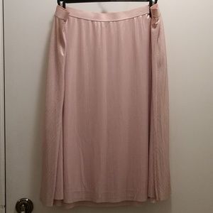 Pink metallic skirt